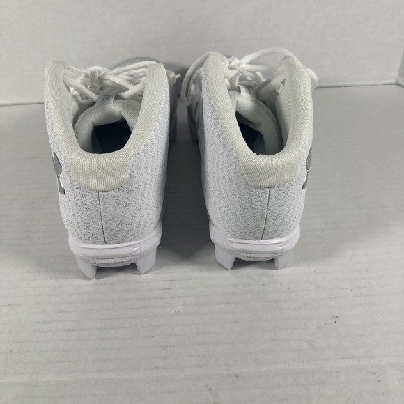Under‎ Armour Spotlight Franchise Rm 4.0 Men Sz 13 White Silver Football Cleats